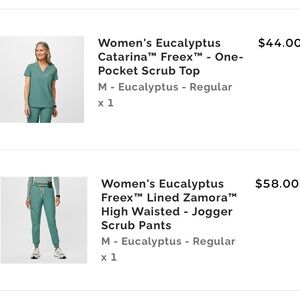 Women's Eucalyptus Scrub Set